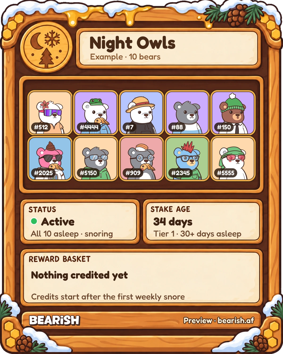 Night Owls: example sleuth card